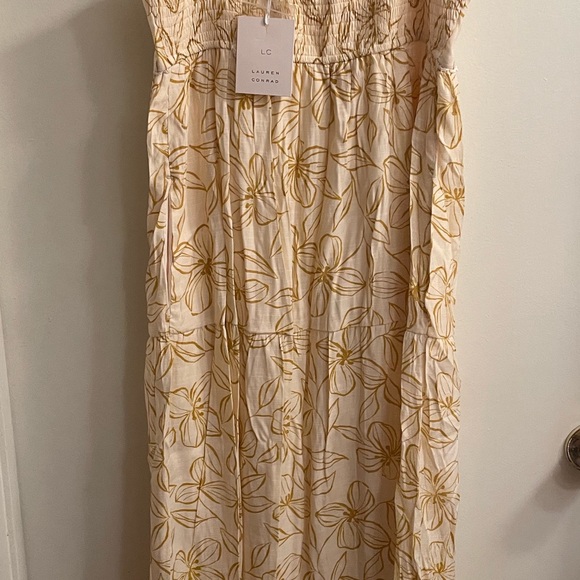 NWT LC Lauren Conrad Print Button-Front Maxi Dress Size Medium - Picture 6 of 7